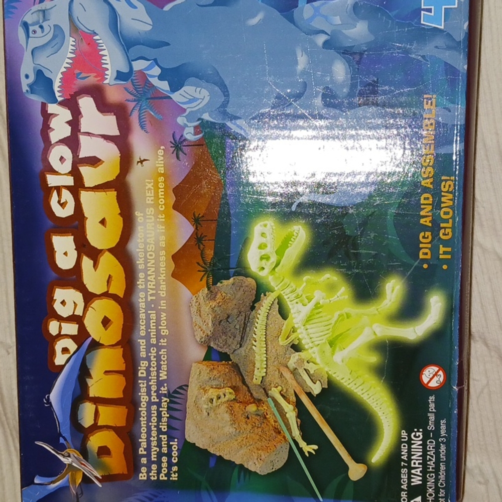 Dig a Glow Dinosaur kit